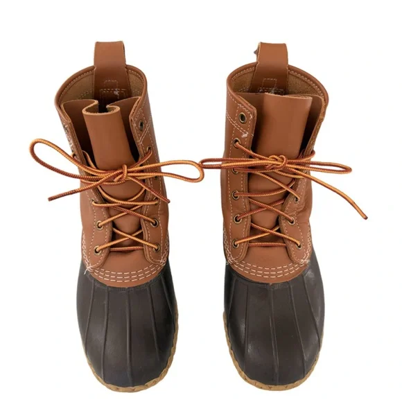 L.L. Bean Bean Boots, size 8W, tan/brown - Picture 1 of 5